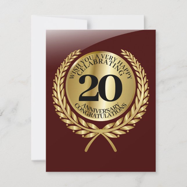 Carte de félicitations individuelle pour l'anniver (Devant)