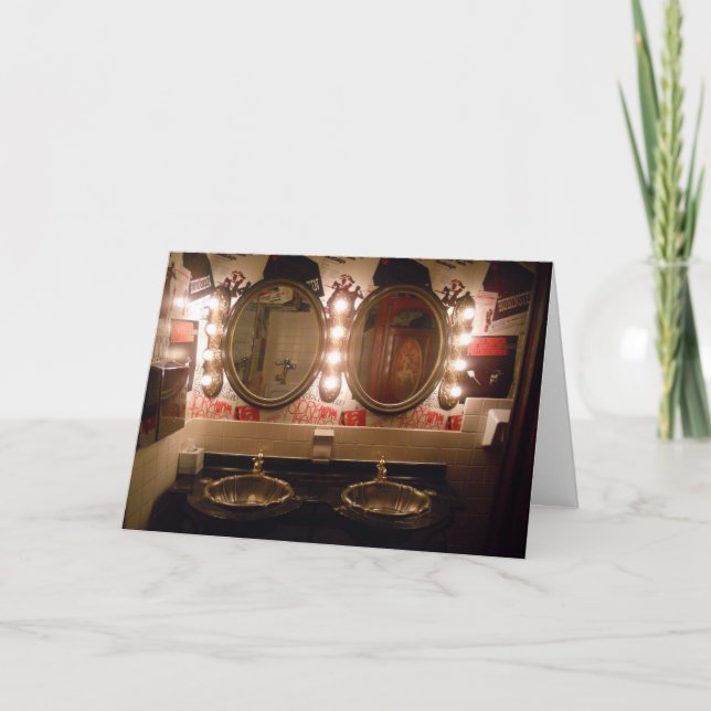 Carte de félicitations "Lowell Inn Mirrors" (Devant)