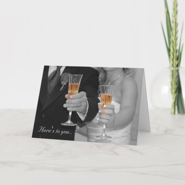 Carte de félicitations mariage (Devant)