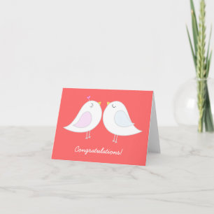 Carte de félicitations Mariage Inséparables