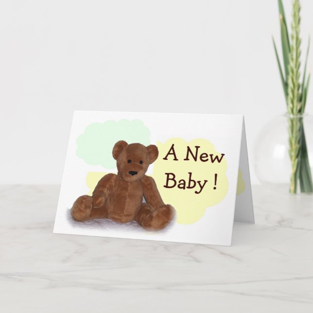 Carte de félicitations pour bébé (Devant)