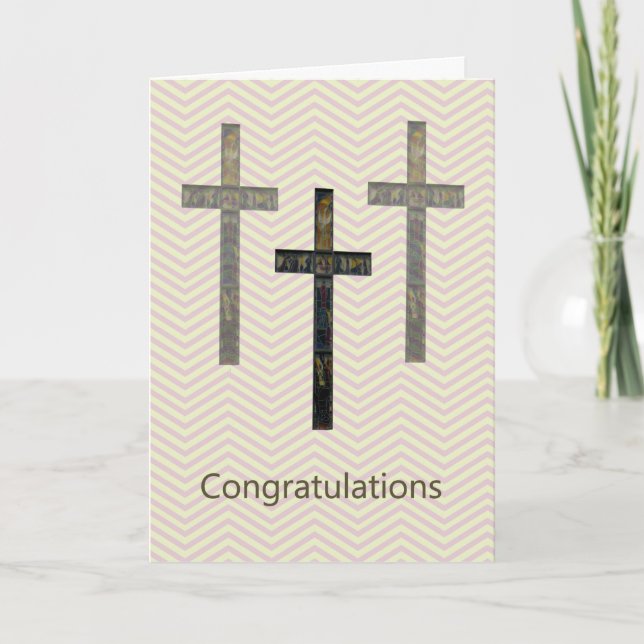 Carte de félicitations pour être Monsignor (Devant)