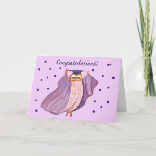 Carte de félicitations pour la graduation de la ch