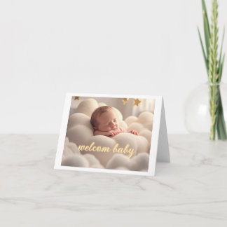 carte de félicitations pour la petite fille