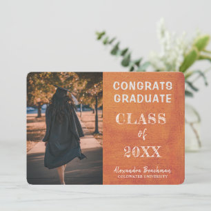 Carte de félicitations pour la remise des diplômes