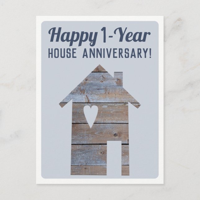 Carte de félicitations pour le 1er anniversaire de (Devant)