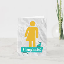 Carte de félicitations pour les personnes trans