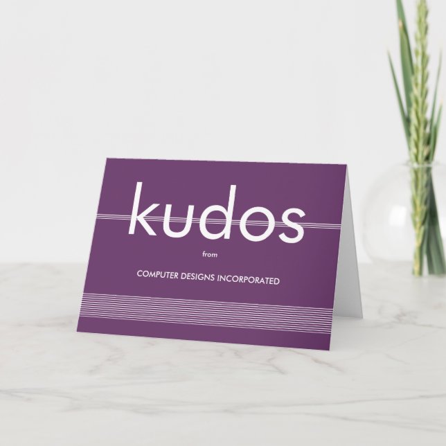 Carte de félicitations pour tous (Devant)