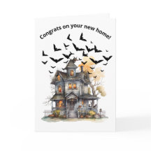 Carte de Félicitations pour une Nouvelle Maison Ha