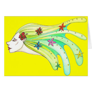 Carte de femme d'Aqua