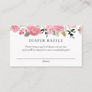 Carte de fermeture à rabat rose du jardin fleuri