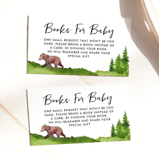Carte de fermeture de la demande de carnet d'ours  (Créateur téléchargé)