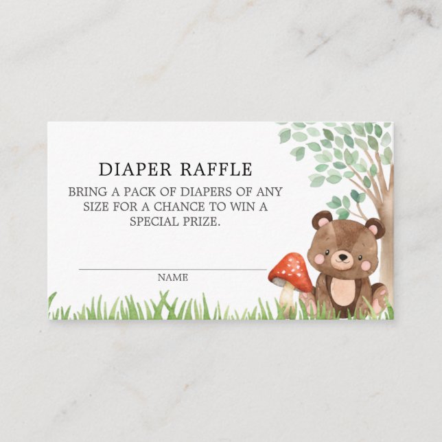 Carte de fermeture du Baby shower de lessive en bo (Devant)