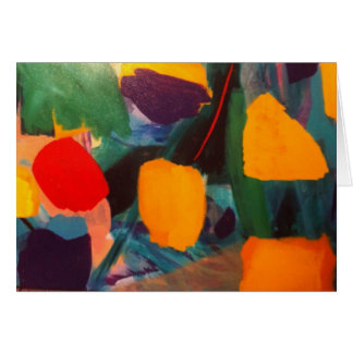 Carte de festival de tulipe