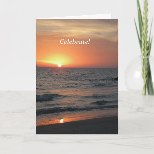 Carte de fête d'anniversaire (Devant)