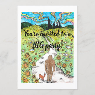carte de fête de Bigfoot