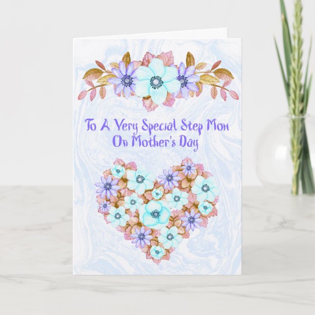 Carte de fête de la mère pour pas maman Lavender F (Devant)