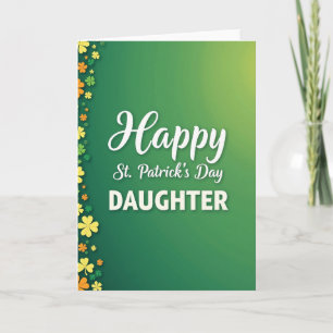 Carte de Fête de la Saint-Patrick pour Fille