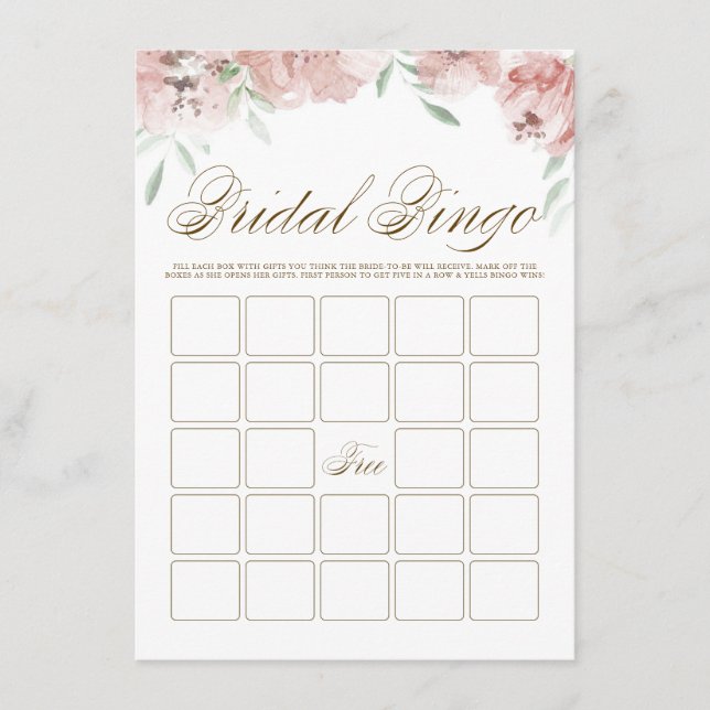 Carte de Fête des mariées de fleurs rose mauve (Devant)