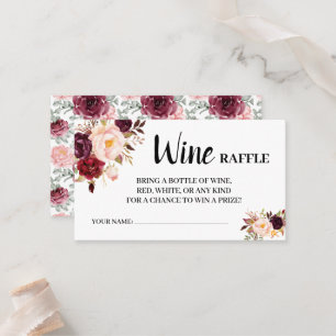 Carte de Fête des mariées du billet Marsala Wine R