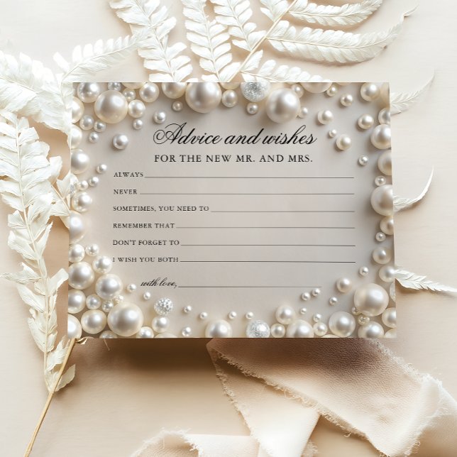 Carte de Fête des mariées White Pearls (Créateur téléchargé)