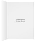 Carte de fête des mères avec Roses et mots d'amour