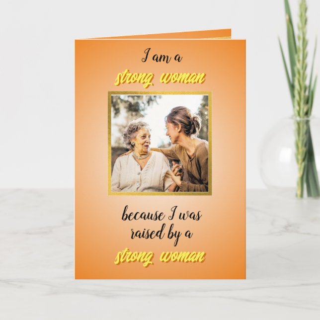 Carte de fête des mères d'une fille adulte à sa mè (Devant)