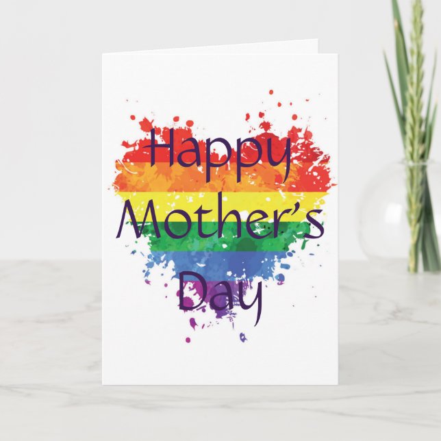 Carte de fête des mères LGBTQI (Devant)