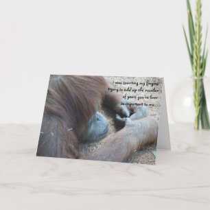 Carte de fête des mères orangues