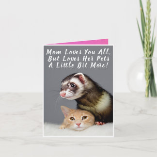 Carte de fête des mères personnalisée avec une pho