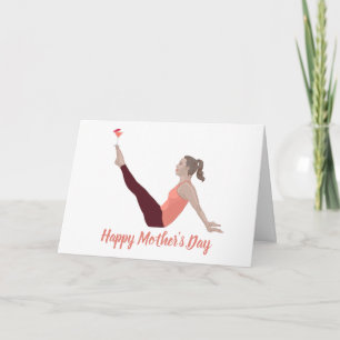 Carte de fête des mères Pilates