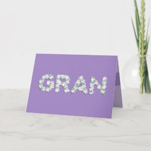 Carte de fête des mères pour Gran