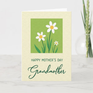 Carte de Fête des Mères pour Grand-mère Blossom