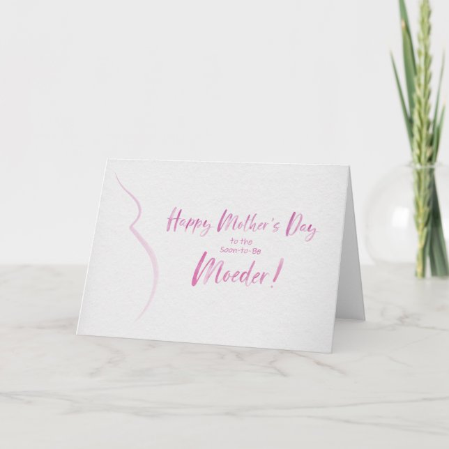 Carte de fête des mères pour Moeder (Devant)