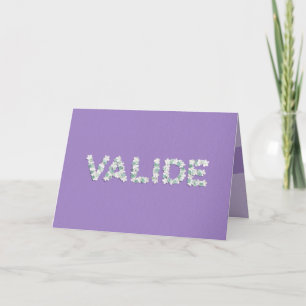 Carte de fête des mères pour Valide