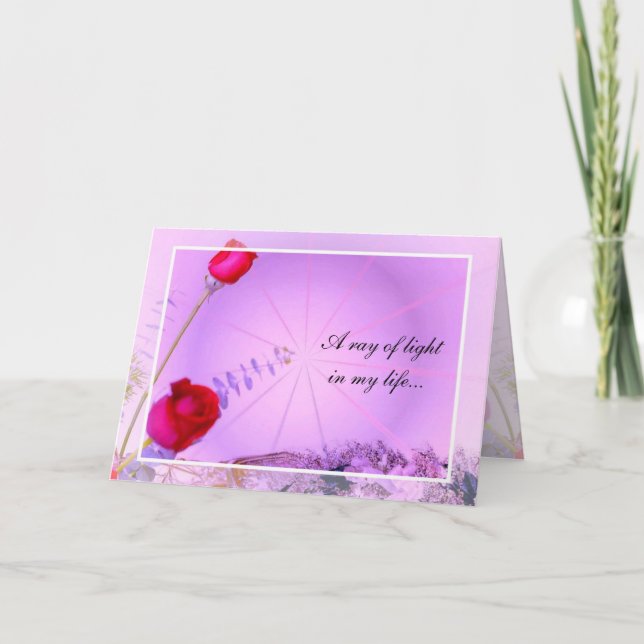 Carte de fête des mères Red Roses (Devant)