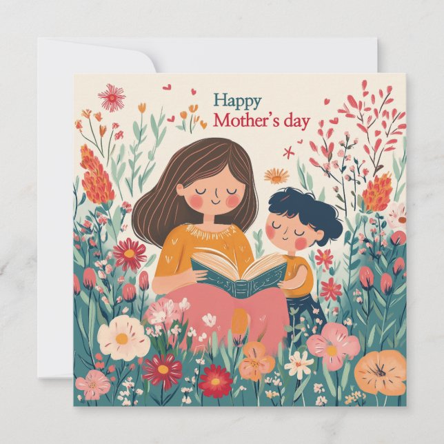 Carte de fête des mères Storytime (Devant)