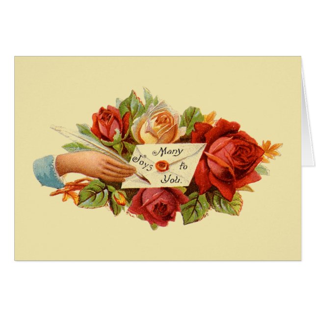 Carte de fête des mères victoriennes - Beaucoup de (Devant horizontal)
