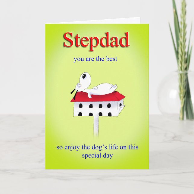 carte de fête des pères de stepdad (Devant)