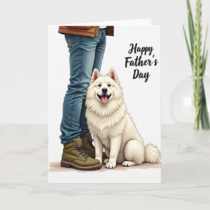 Carte de Fête des Pères Douce pour Papa en Jean