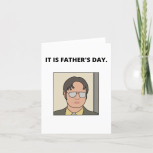 Carte de Fête des pères Dwight Shrute