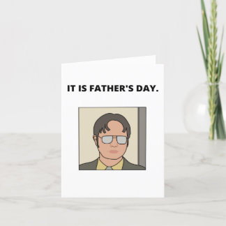 Carte de Fête des pères Dwight Shrute