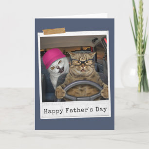 Carte de Fête des pères Happy pour le conducteur d