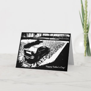 Carte de Fête des pères Mitsubishi EVO IX