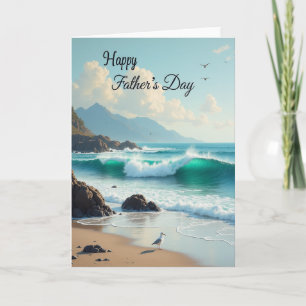 Carte de Fête des Pères Ocean View Love