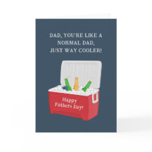 Carte de Fête des pères papa cool
