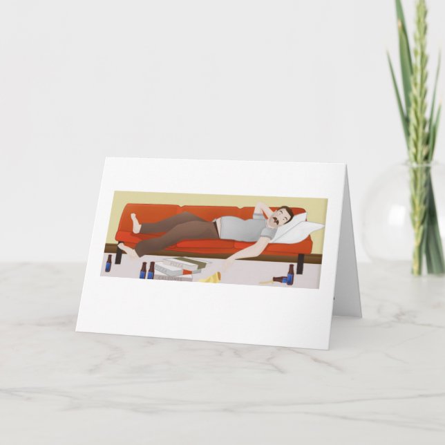 Carte de Fête des pères papa Deadbeat (Devant)