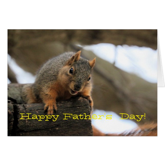 Carte de Fête des pères Pfft Happy (Devant horizontal)