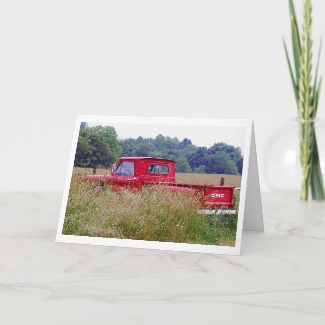 Carte de Fête des pères Red GMC (Devant)