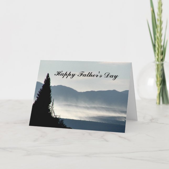 Carte de Fête des pères Yellowstone (Devant)